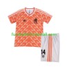 Fußballtrikots Niederlande Cruyff 14 Retro Kinder 1988 Kurzarm Heimtrikotsatz kaufen